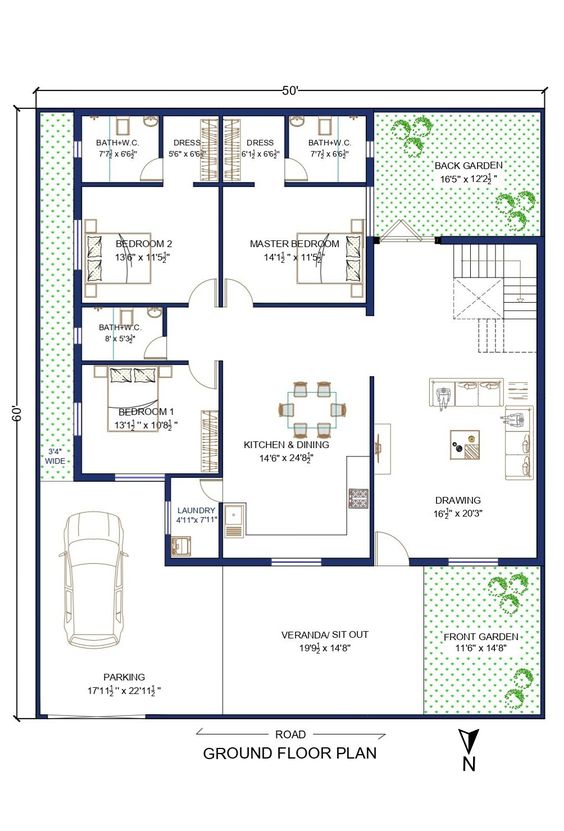 3 BHK Premium Layout